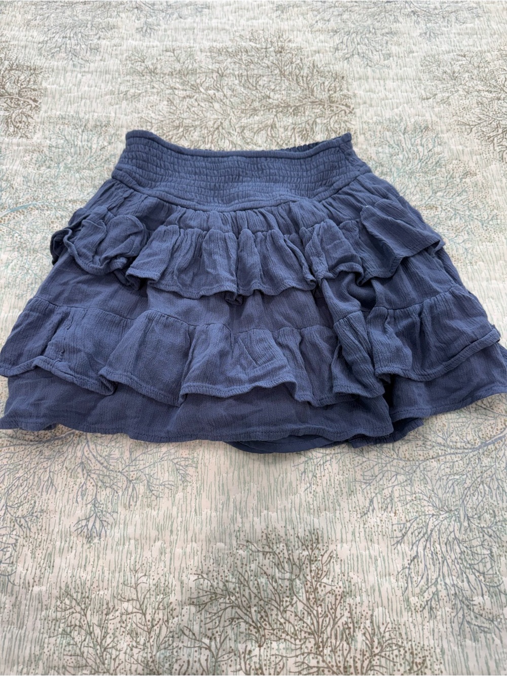 Hollister Tiered Ruffle Mini Skirt